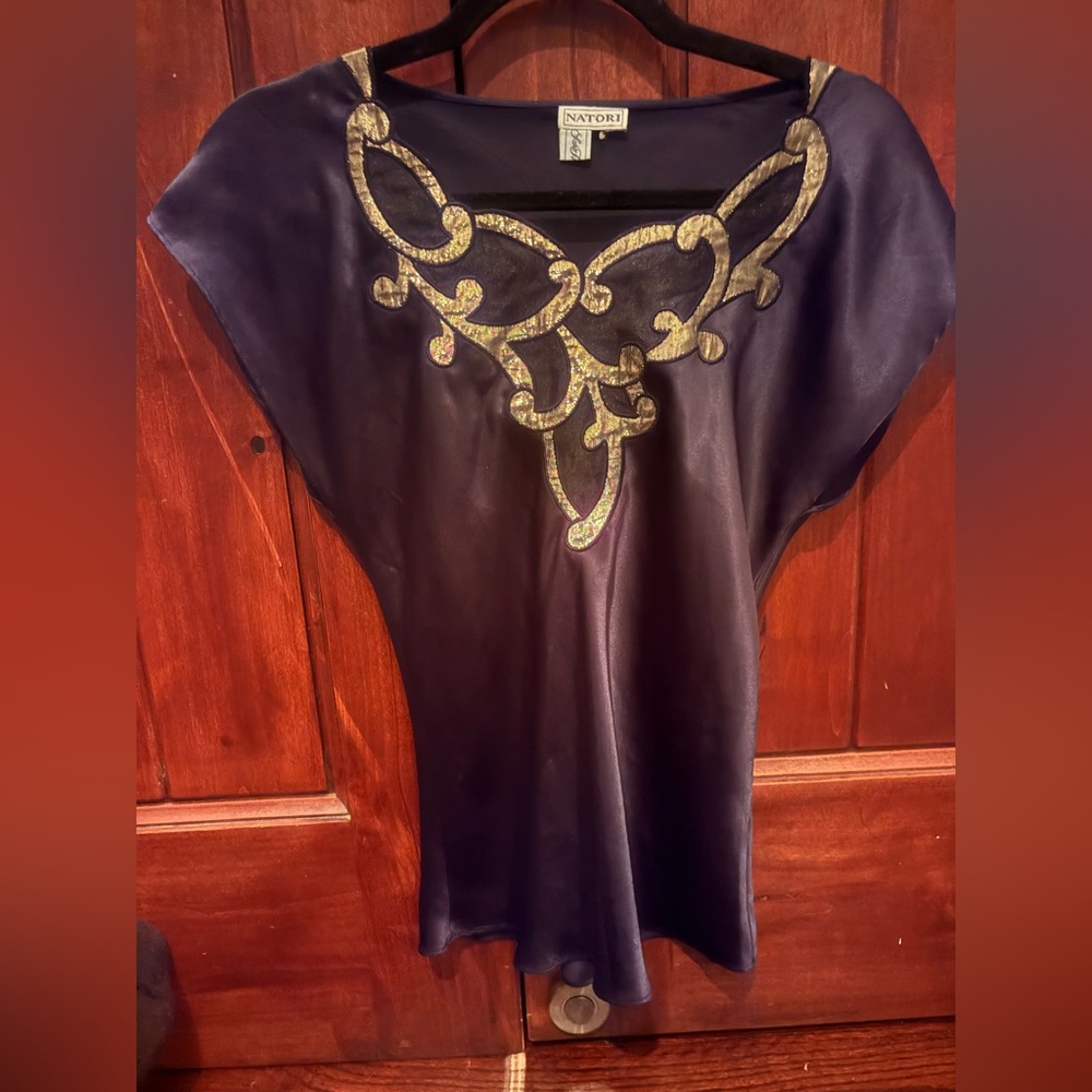 Vintage satin top
